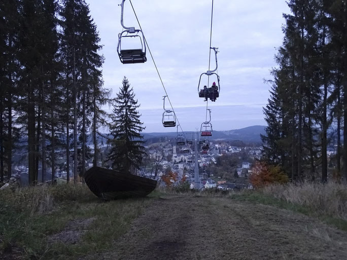 Einsatzübung am Adlerfelsen in Eibenstock